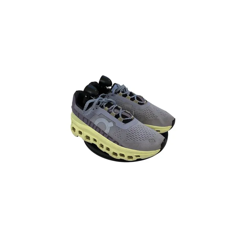 Womens On Cloudmonster Running Cushioned Shoes Nimbus Hay Size 9 - Picture 2 of 6